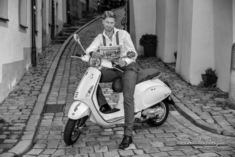 Vespa Shooting Fotograf Passau