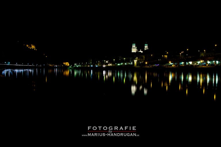 Nachtaufnahme von Passau