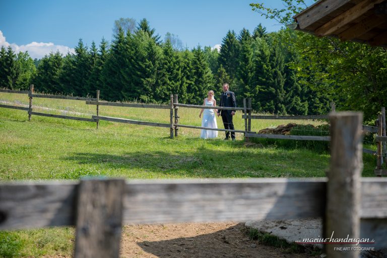 Hochzeit auf dem Land und Bauernhof